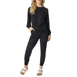 Cherish Long Sleeve Black Jumper